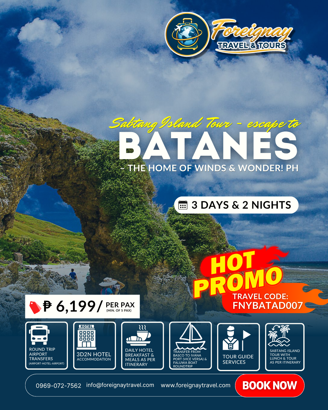 Batanes Package 4 – Sabtang Island Tour (Land Arrangement)
