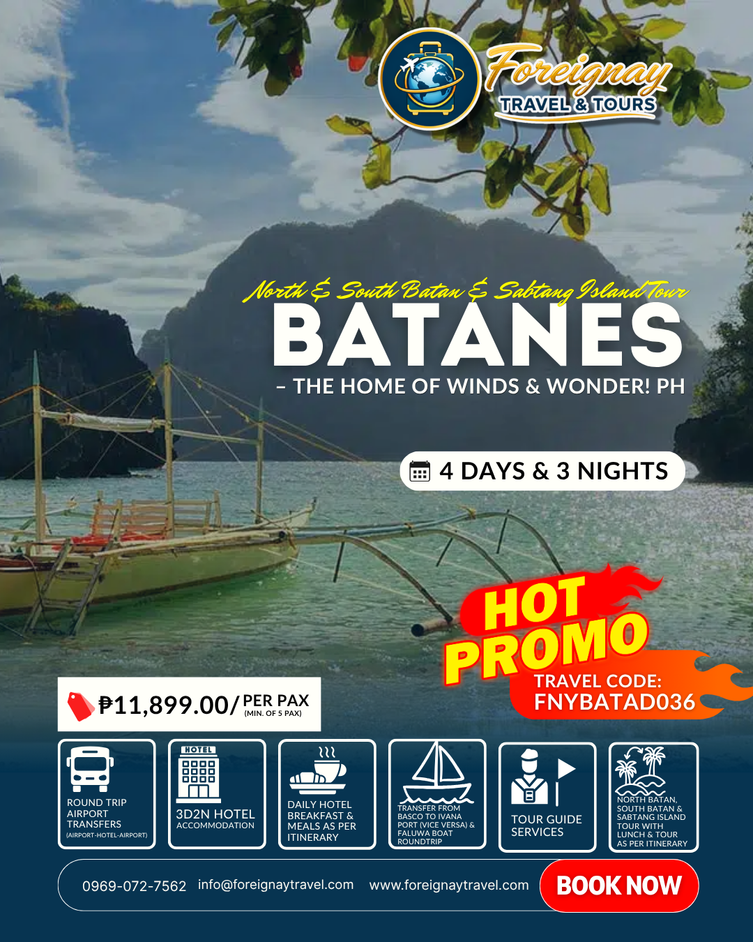 Batanes Package 5 – Full Batanes Experience (Land Arrangement)