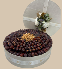 COFFRET RONDE SIMILI CUIRE MAJHOUL 