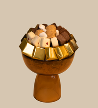 COUPE EN VERRE D'ORE A PIED P 