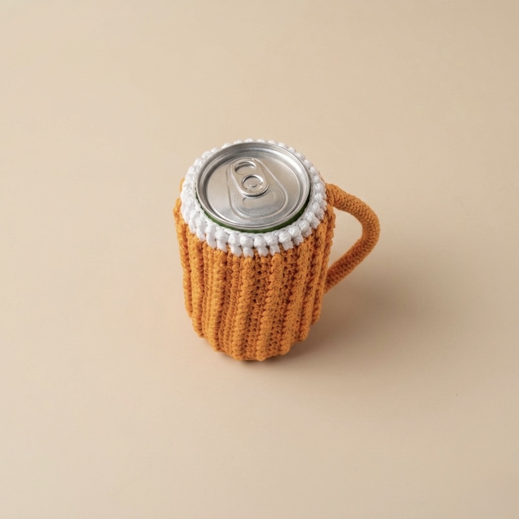 Funda de crochet para lata