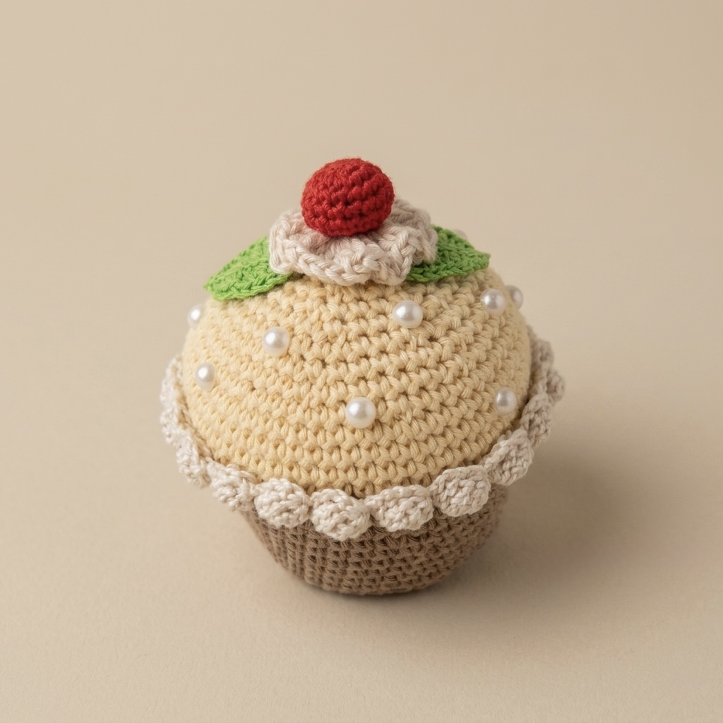 Cupcake de ganchillo