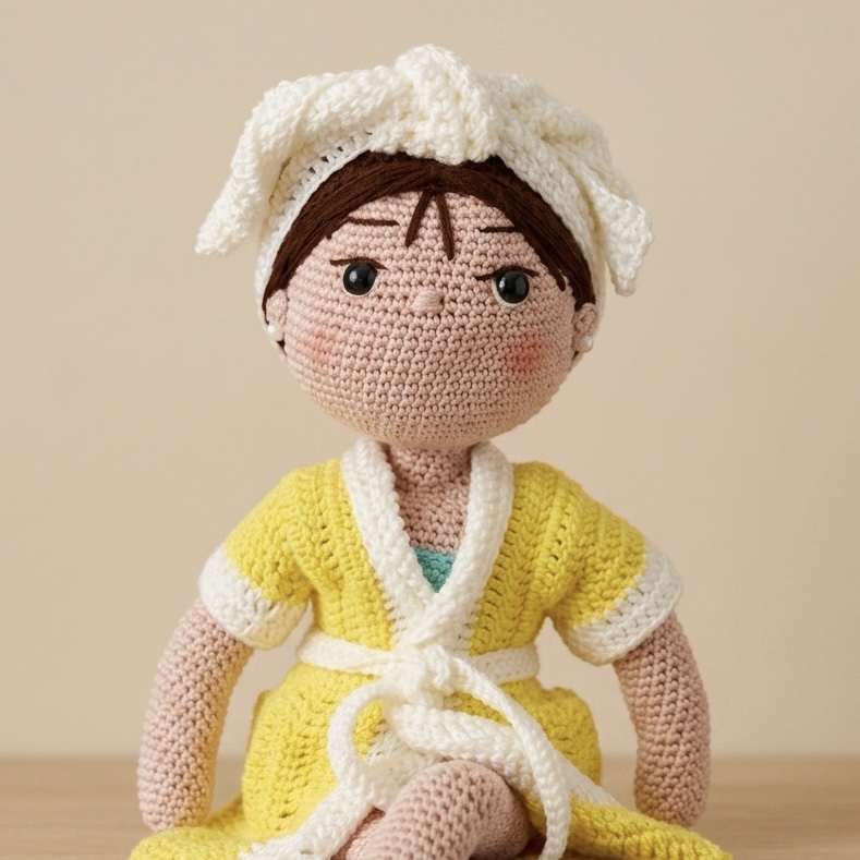 Muñeca de ganchillo spa