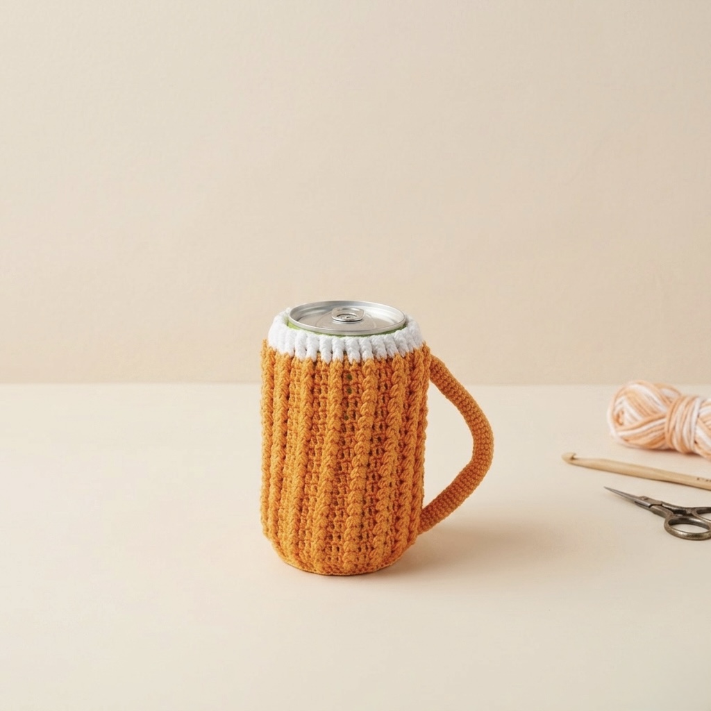 Funda de crochet para lata