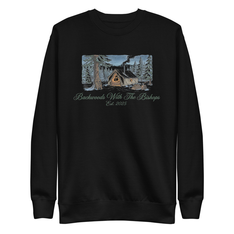 Backwoods Winter Hot Tent Crewneck