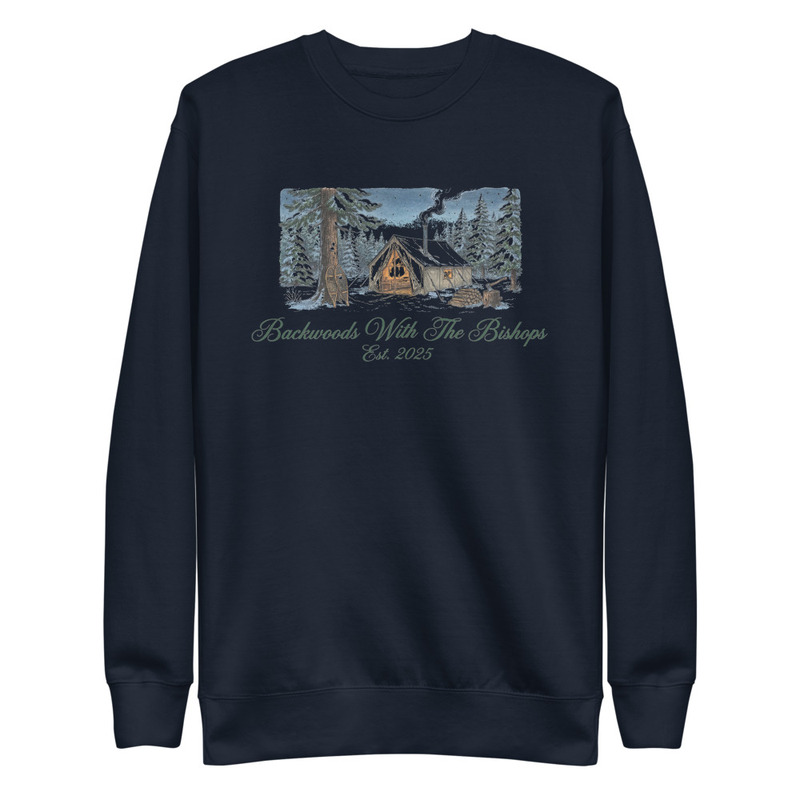 Backwoods Winter Hot Tent Crewneck