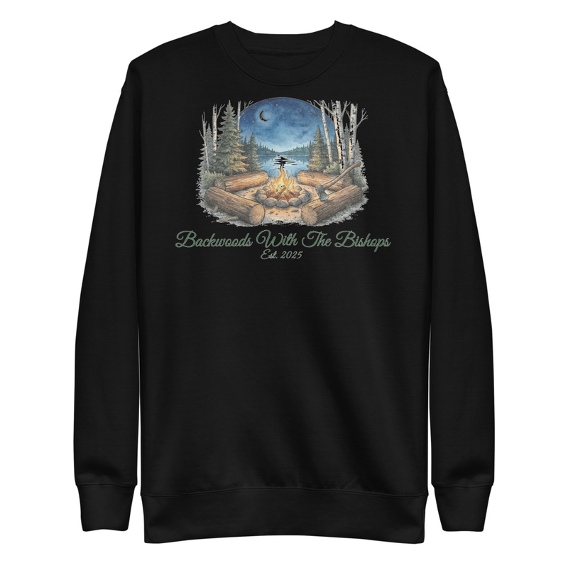 Backwoods Campfire Night Crewneck