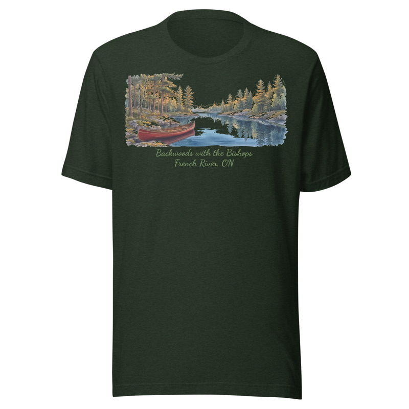 French River Canoe Scenic Tee