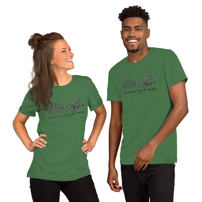 Firewood Processing T-Shirt (Click for more colors) Light & Bright (Dark Graphic)