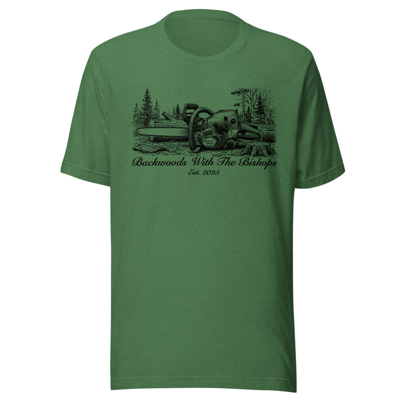Chainsaw T-Shirt (Click For More Colors) Light & Bright (Dark Graphic)