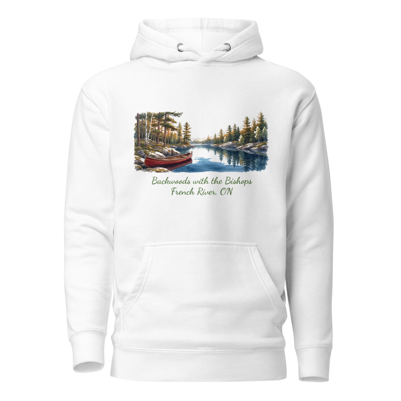 French River Canoe Scenic Hoodie