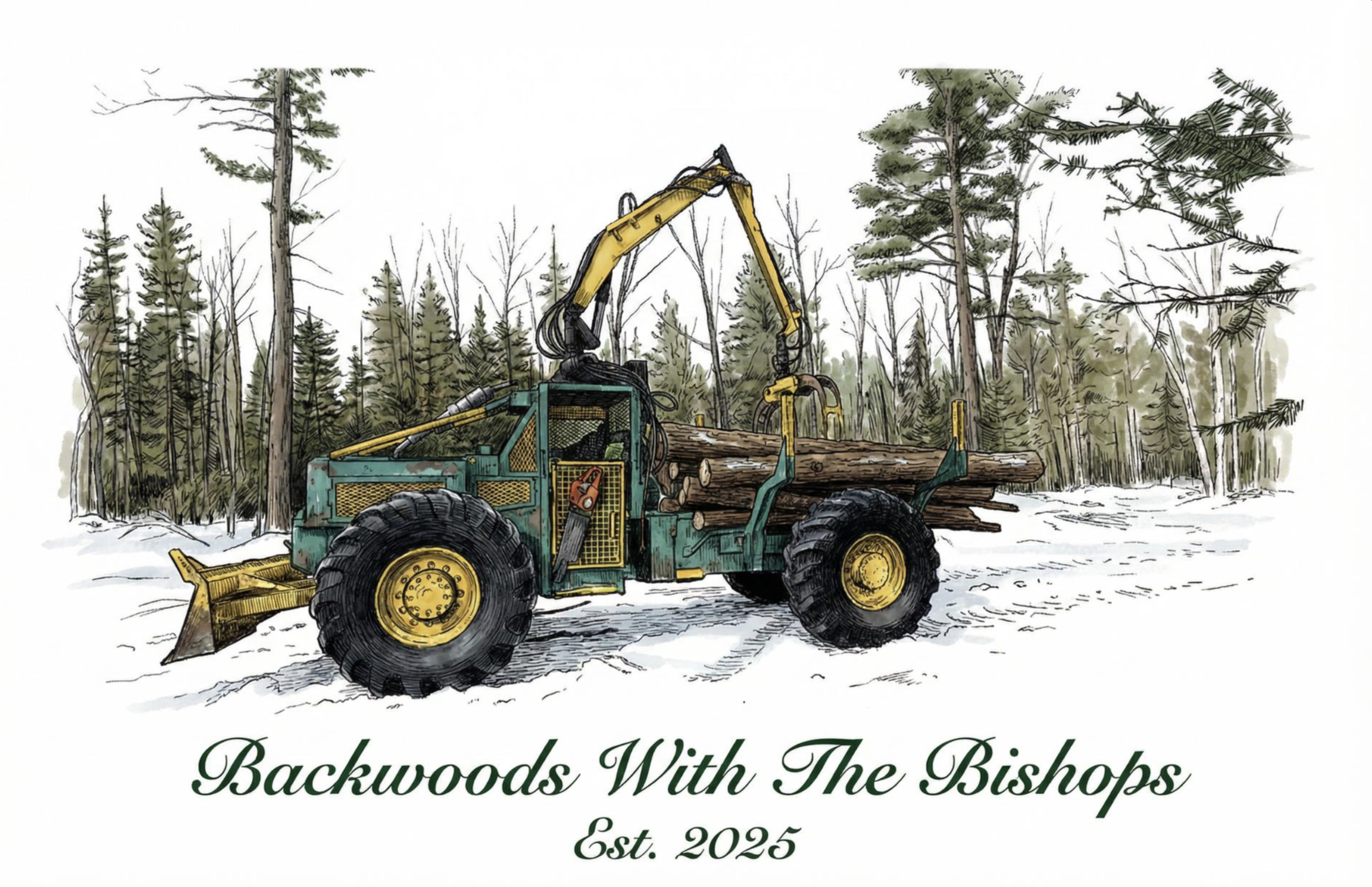 Backwoods Logging Youth Tee