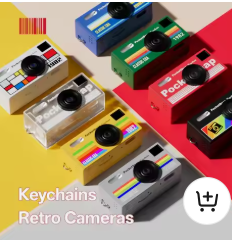 Retro Camera Keychains