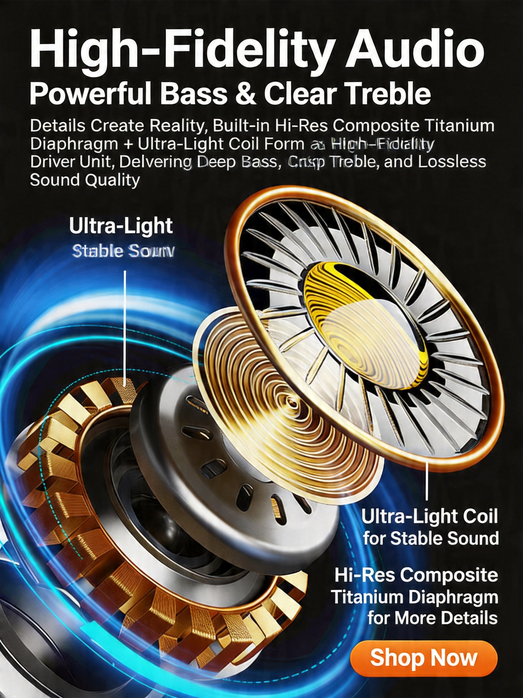 High-Fidelity Audio Driver Unit