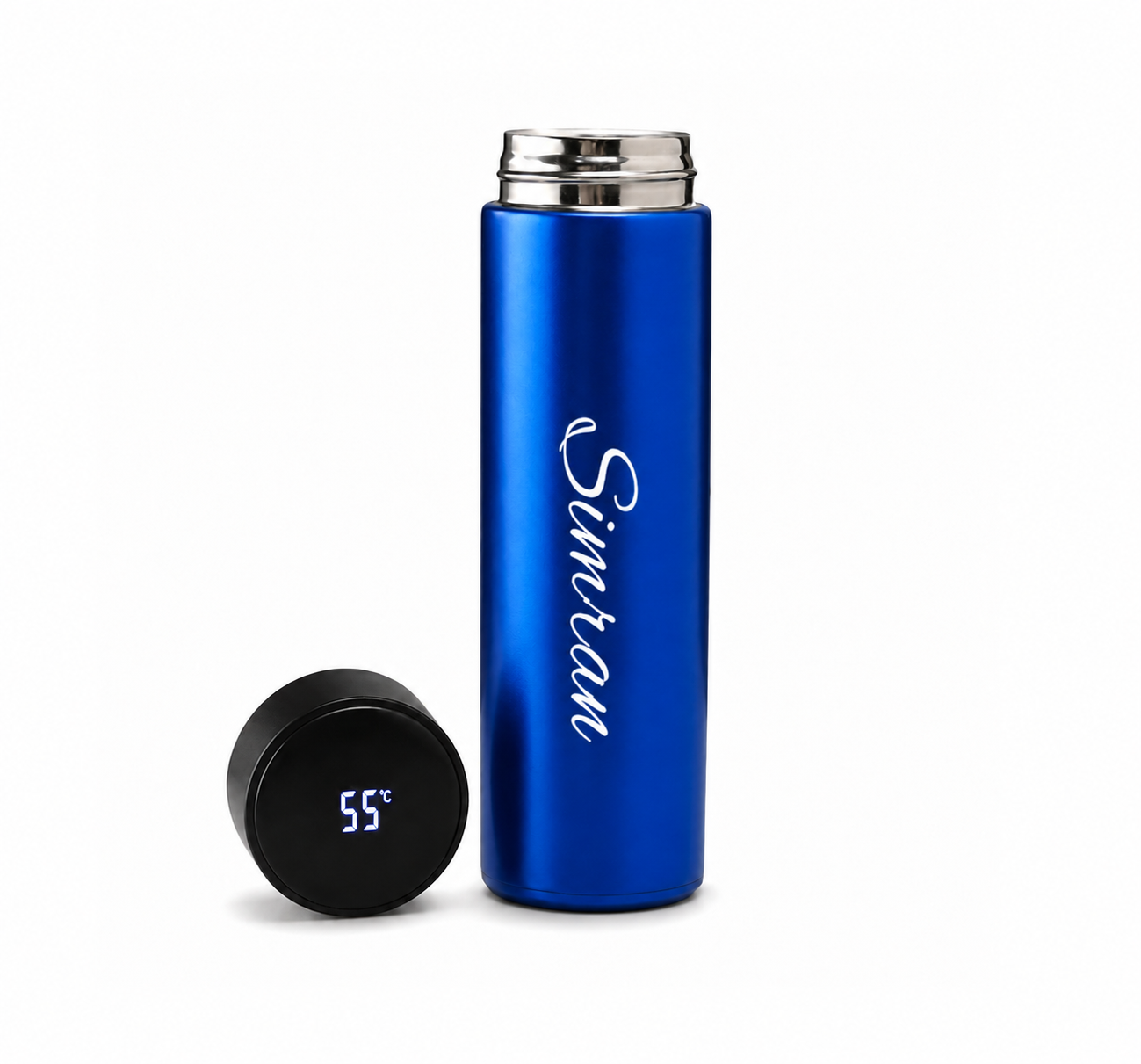 Personalized Name Printed Water Bottle 500ml Stainless Steel Thermos Flask | Custom Gift Bottle | Hot & Cold Vacuum Insulated Tumbler