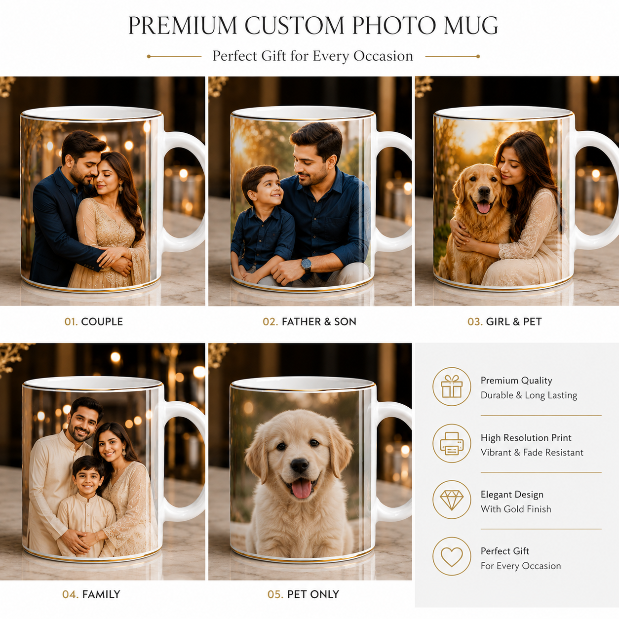 Premium Custom Photo Mug