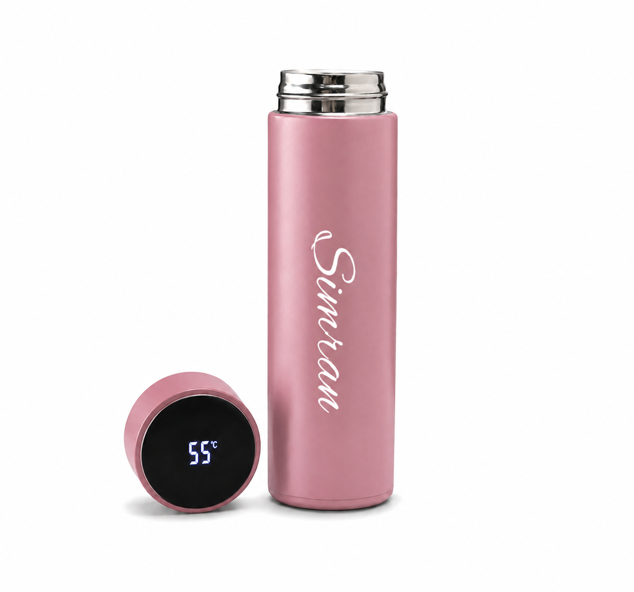 Personalized Name Printed Water Bottle 500ml Stainless Steel Thermos Flask | Custom Gift Bottle | Hot & Cold Vacuum Insulated Tumbler