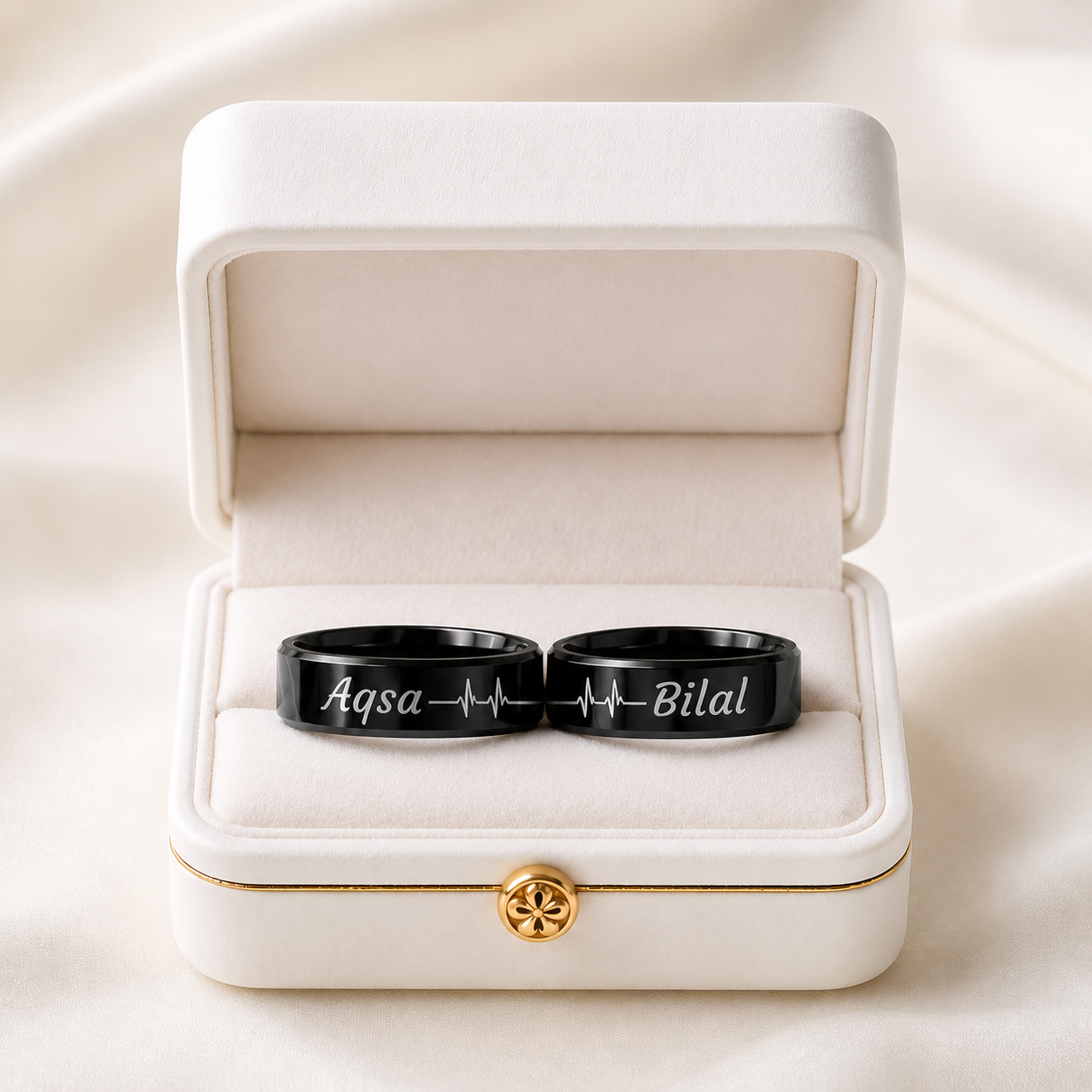 Engraved  Couple Rings