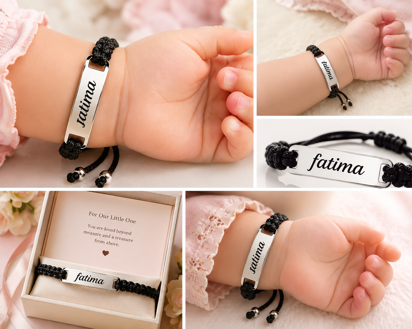 Personalized Baby Name Bracelet