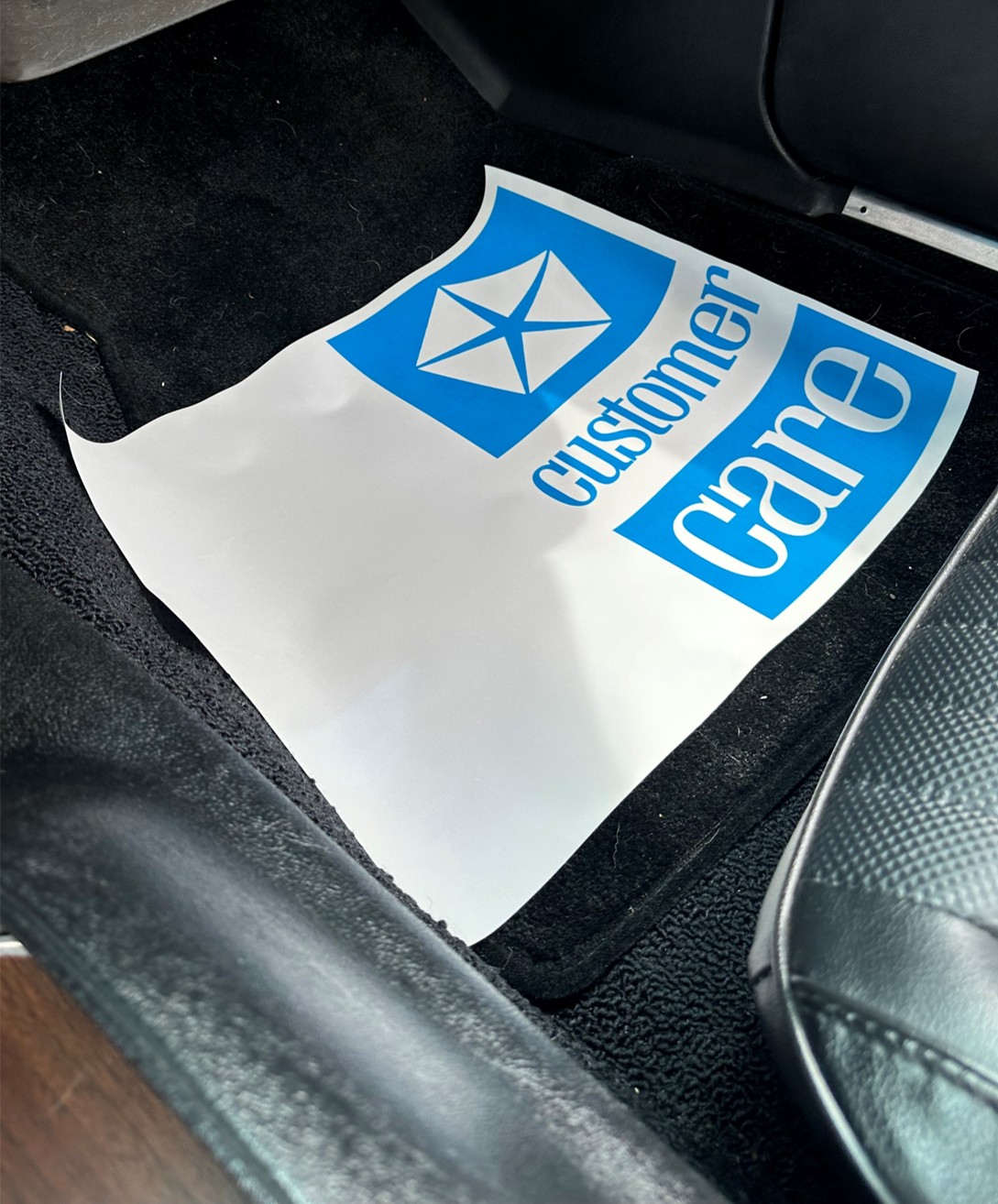 X - Chrysler Dealership Customer Care Floor Mat