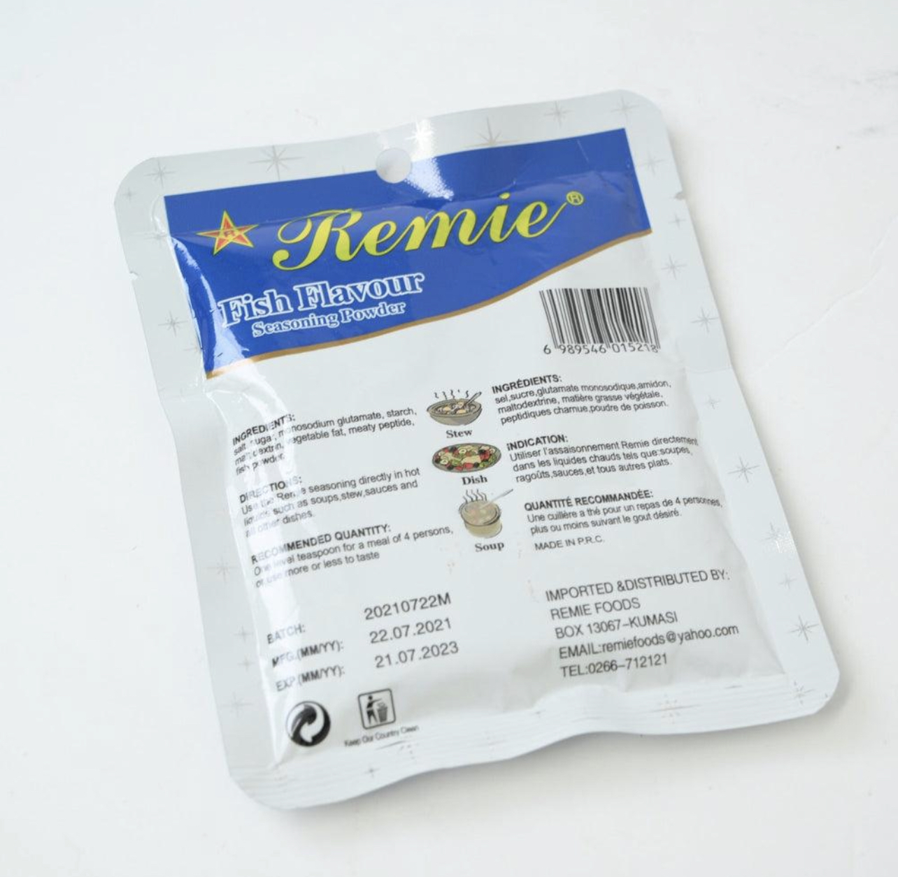 Remie Fish Flavour Seasoning Powder