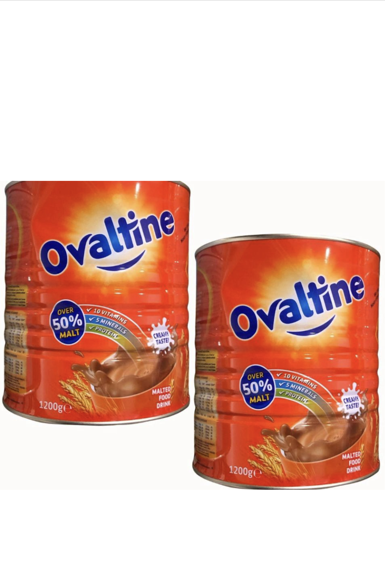 Ovaltine Malted Drink Powder (1200g, 2 Pack)