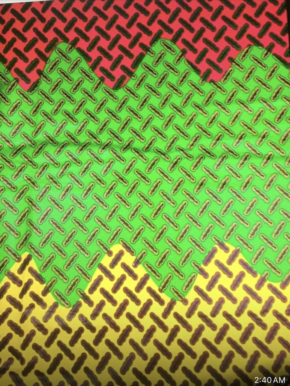 Vibrant Patterned Fabric