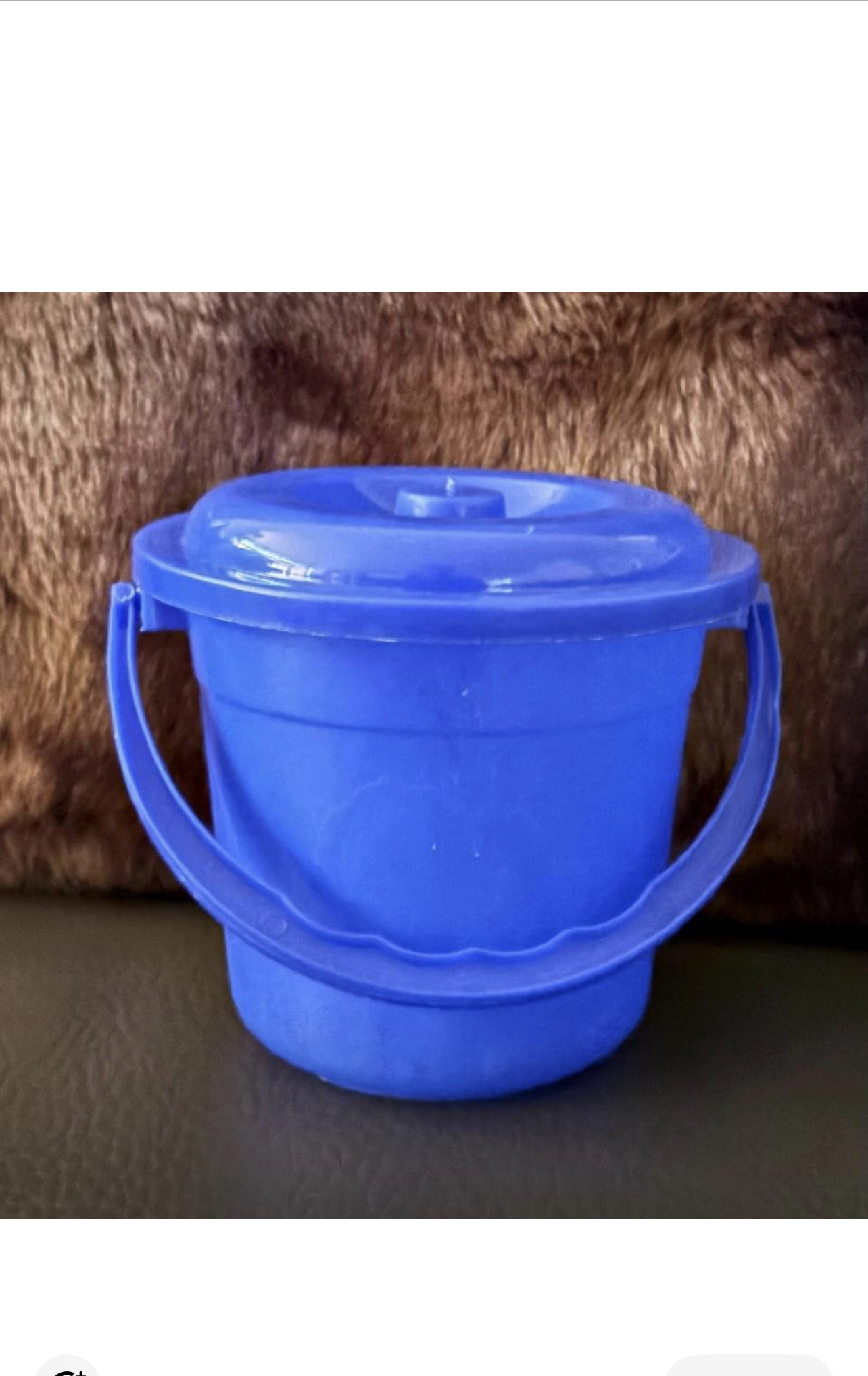 Blue Plastic Bucket
