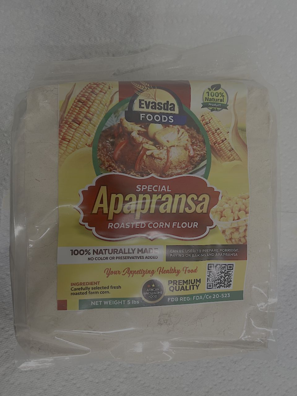 Special Apapransa Roasted Corn Flour
