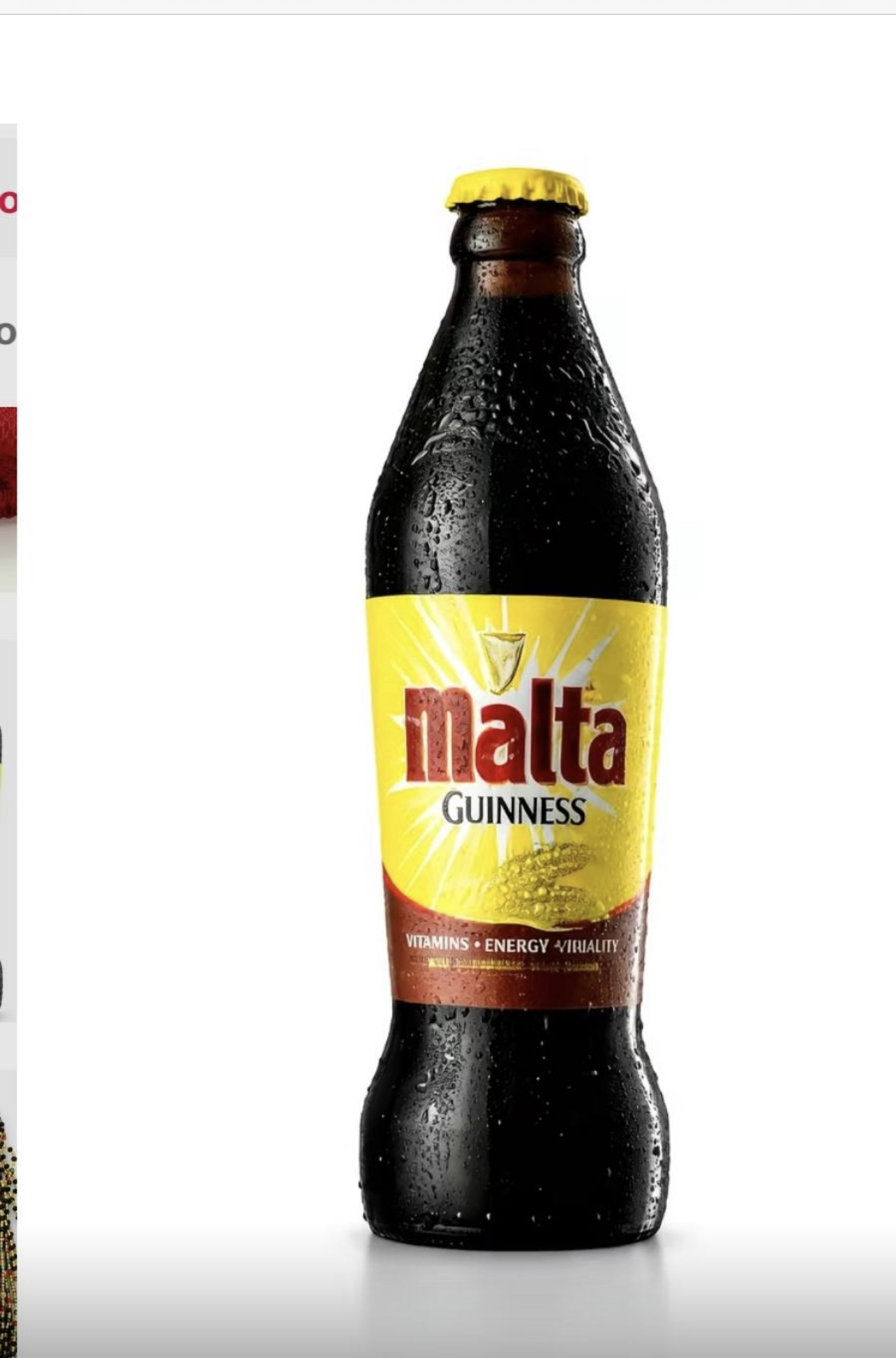 Malta Guinness Bottle