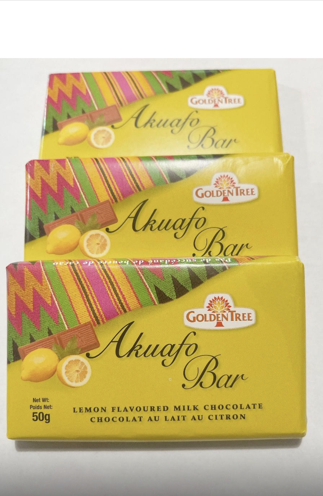 Akufo Bar Lemon Milk Chocolate