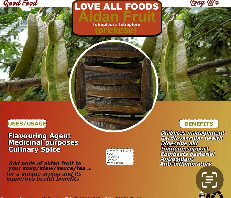 Aidan Fruit (Tetrapleura-Tetraptera)