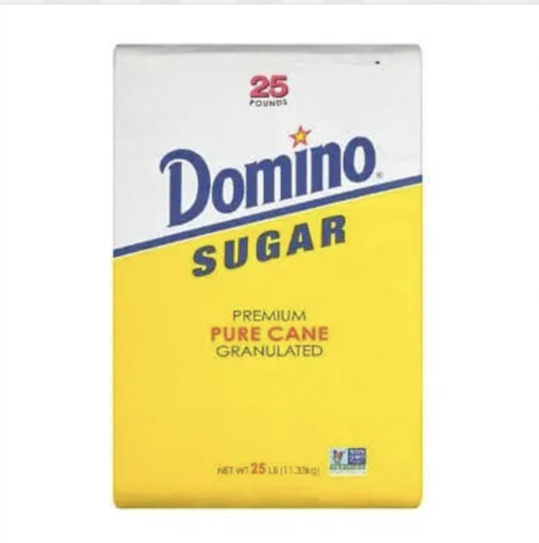 Domino Pure Cane Granulated Sugar 25lb