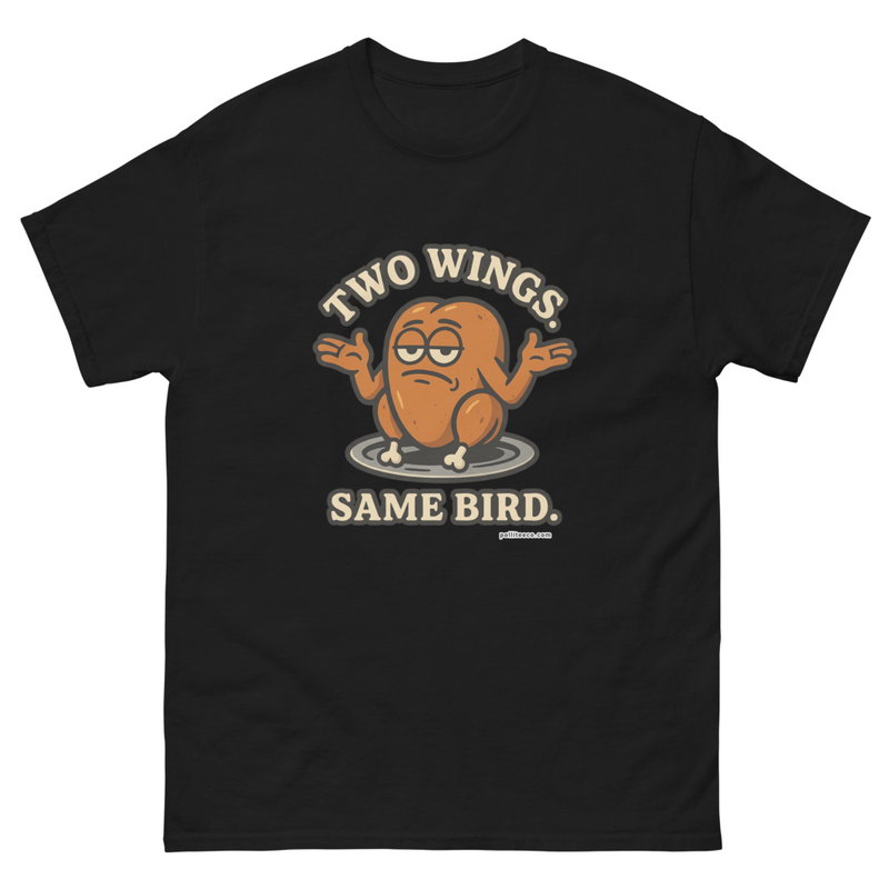 Two Wings Same Politcal Bird Unisex classic tee
