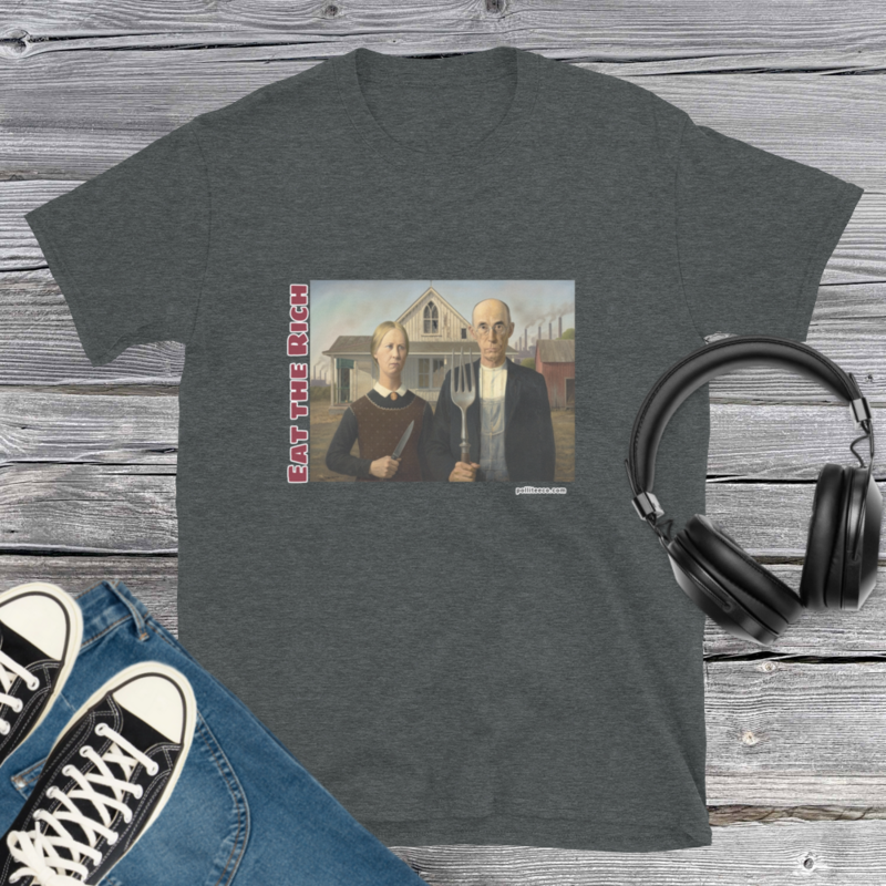 Eat the Rich Desolate Farm Short-Sleeve Unisex T-Shirt