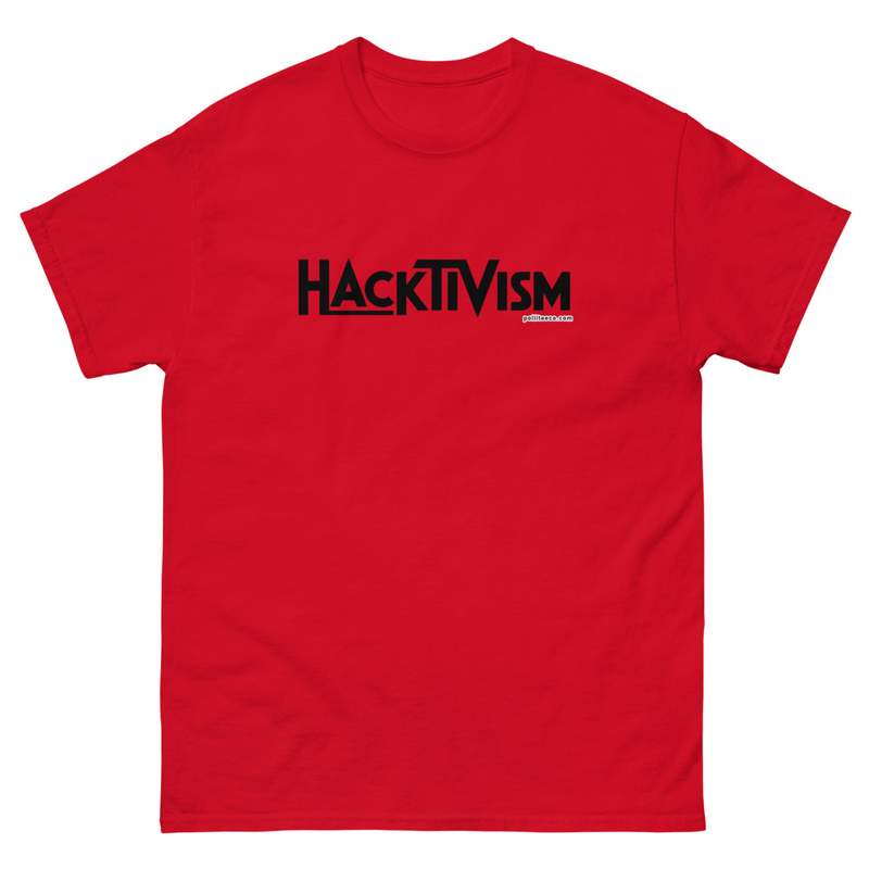 Hacktivism (blackout) Unisex classic tee