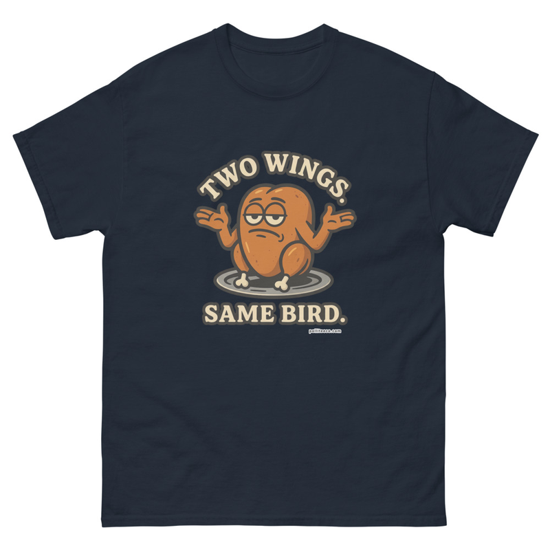 Two Wings Same Politcal Bird Unisex classic tee