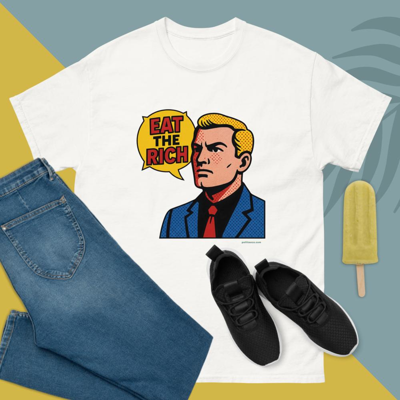 Eat the Rich Blue Suit Unisex classic tee
