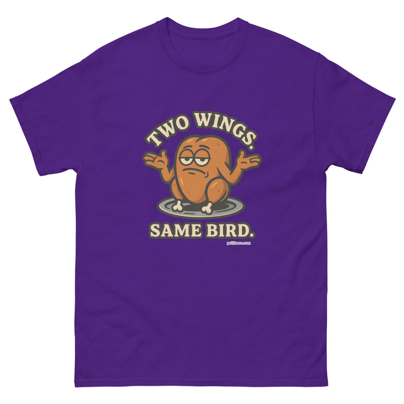 Two Wings Same Politcal Bird Unisex classic tee