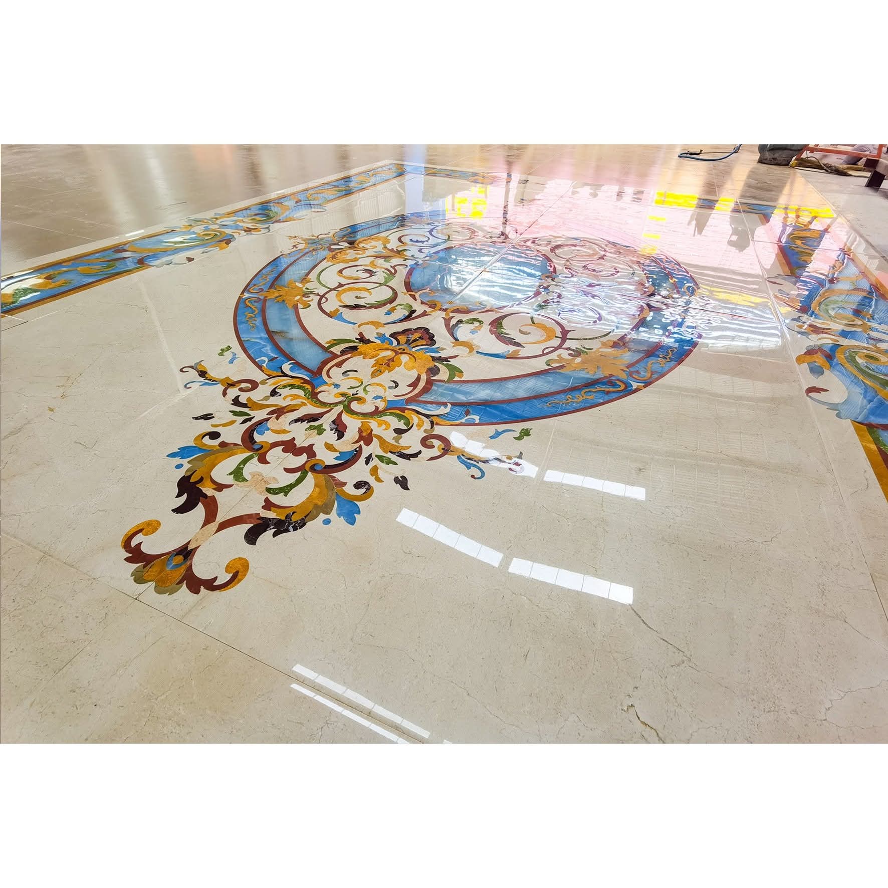 Luxury Marble Inlay Flooring