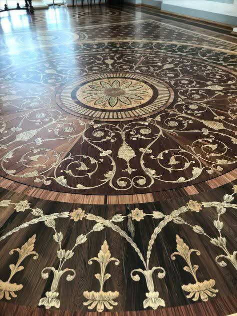 Luxury Wooden Inlay Flooring