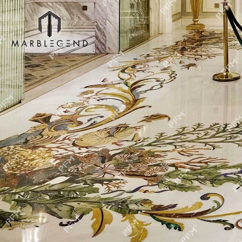 Luxury Inlay Marble Flooring