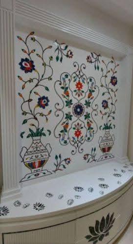 Handcrafted Floral Wall Panel