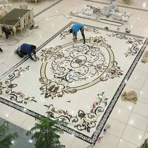 Luxury Marble Floor Inlay