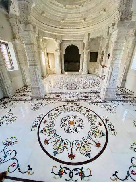Luxury Marble Temple Hall