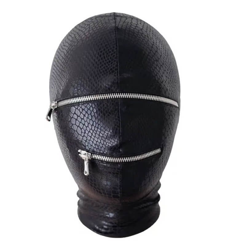 Black Mamba Dual-Zipper Hood