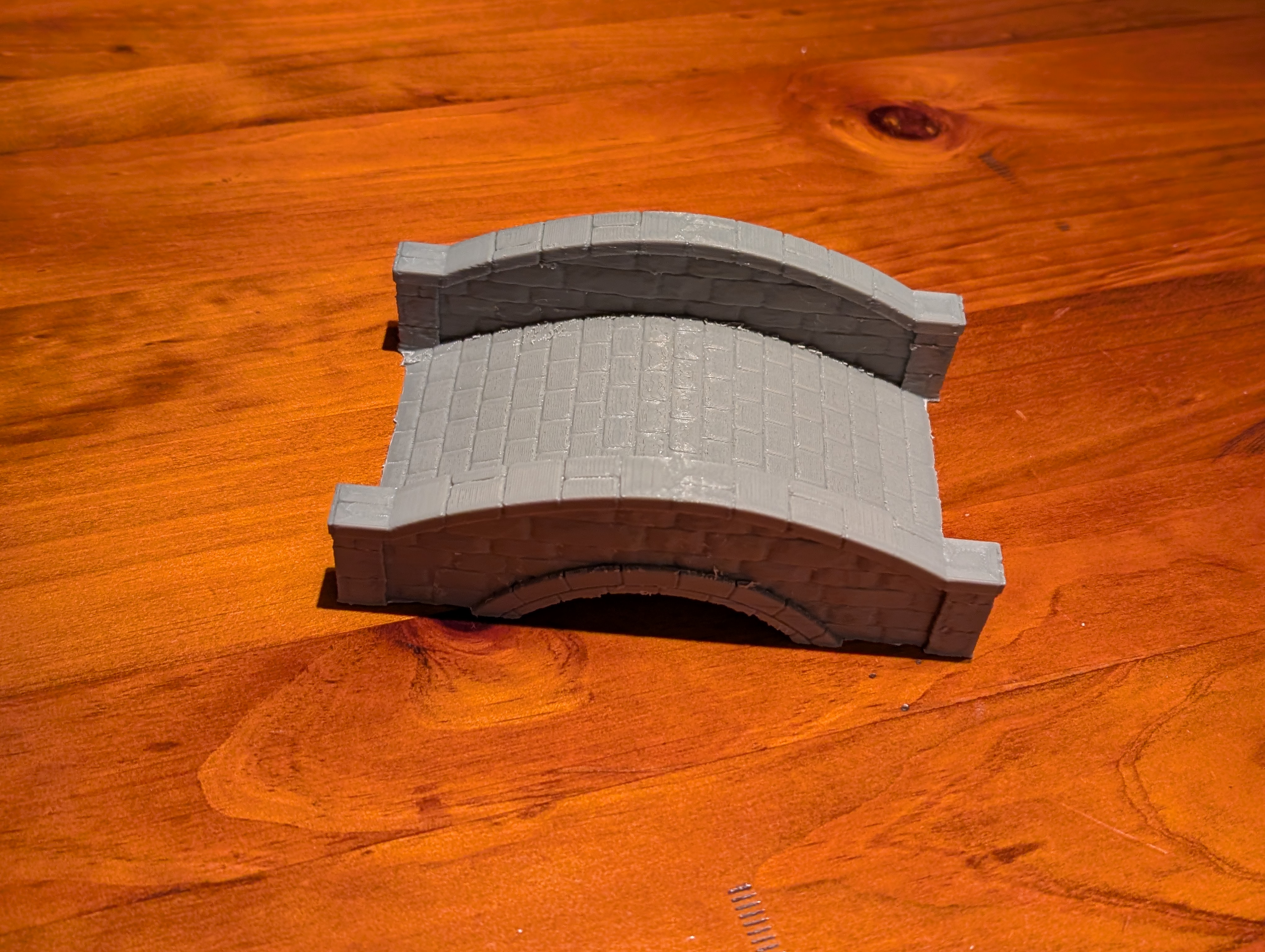 28mm Scale Miniature Stone Bridge in Filament