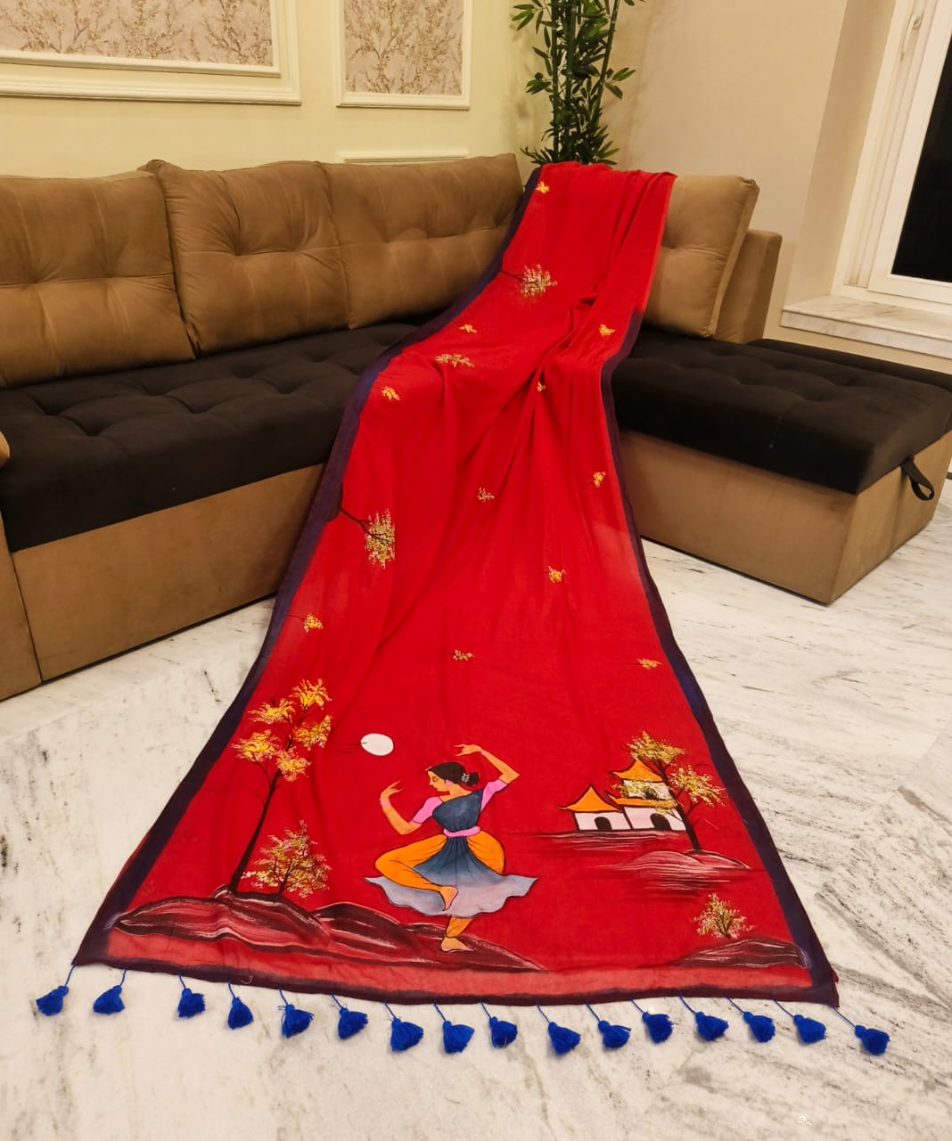 Mul cotton handprint