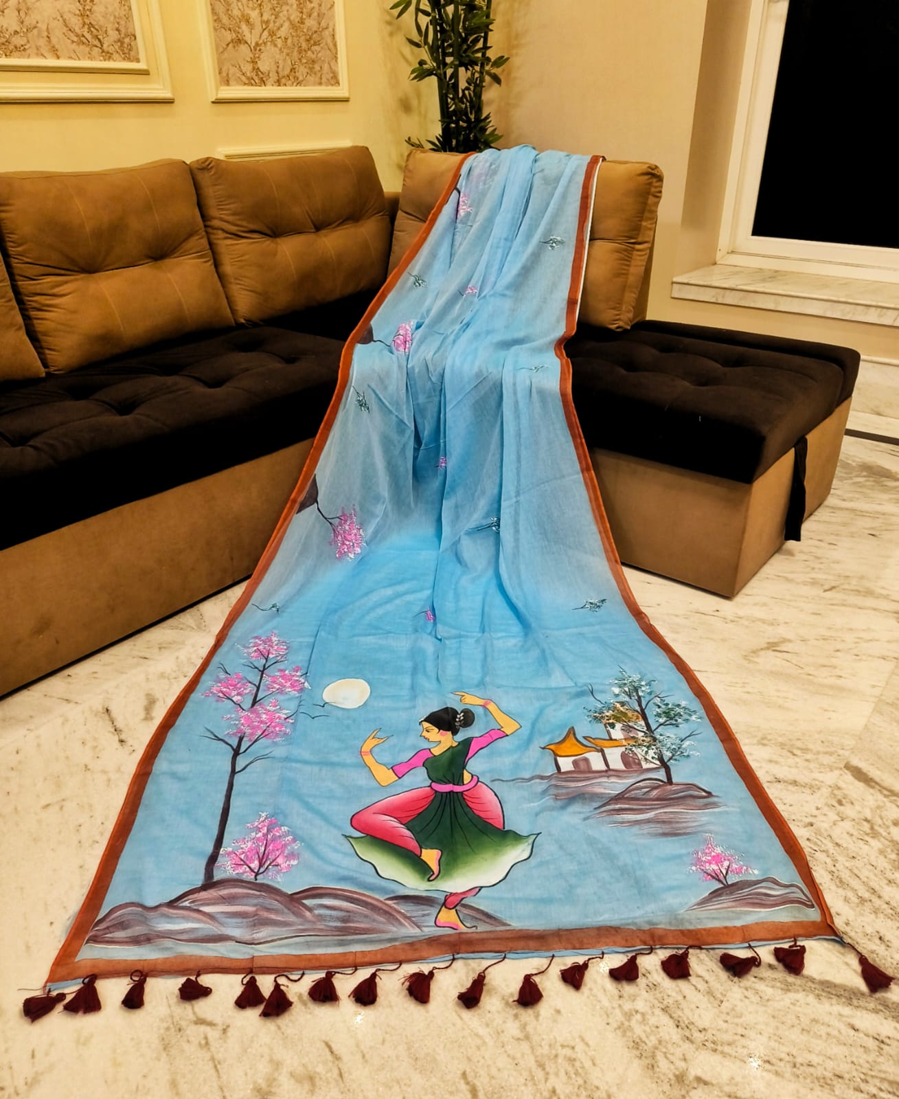 Mul cotton handprint 