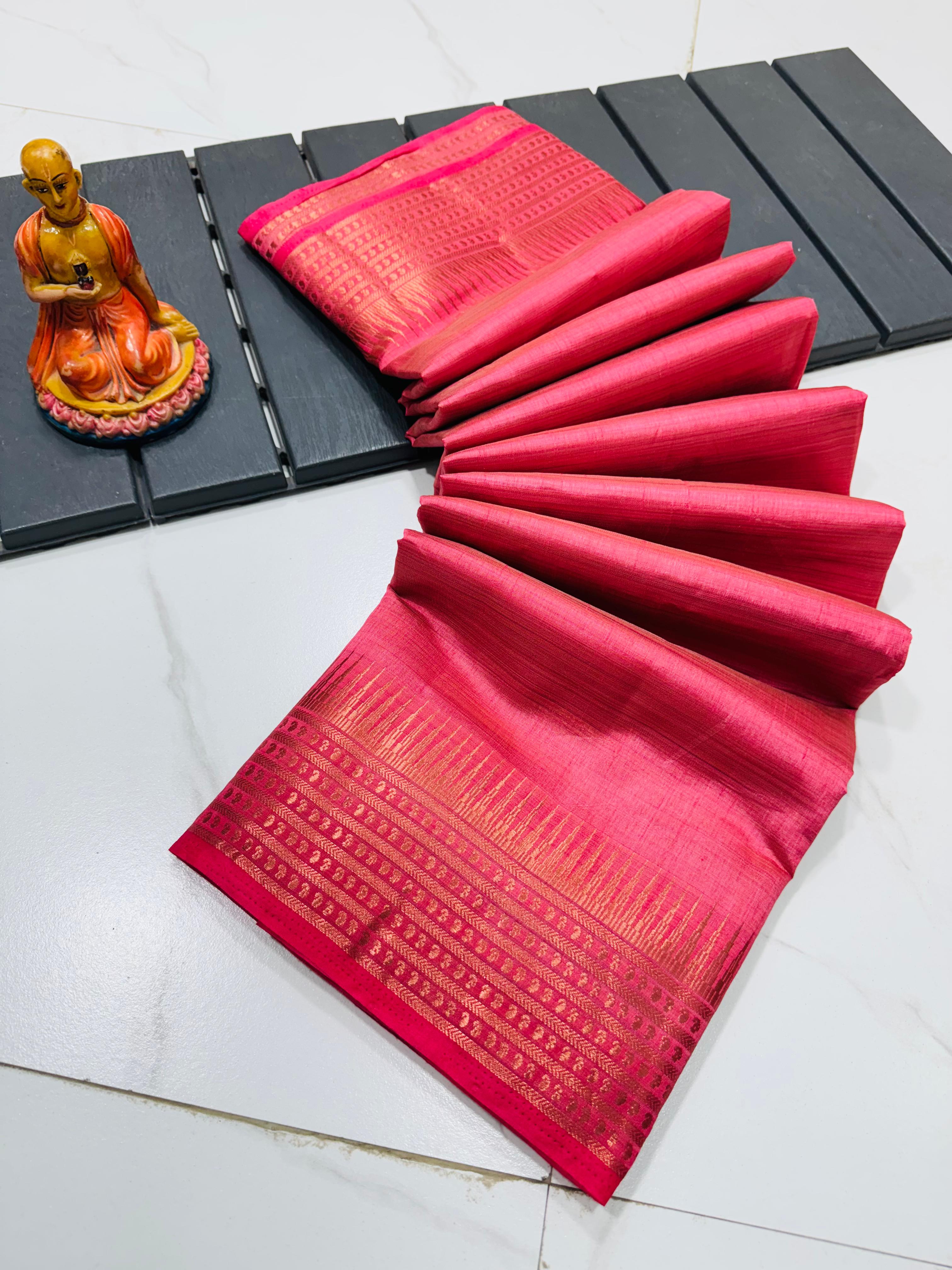  TASSAR SILK MANGALGIRI  SAREE